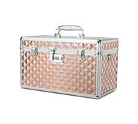 HEWEI WORKS Medication LockBox with Combination, Lockable Medicine Storage Box, Security Lock Box, Medical Organizer, Multipurpose LockBox for Home and Outdoor (Champagne, X-Large)