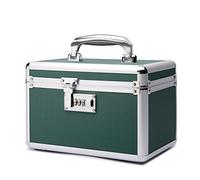 HEWEI WORKS Storage Lockbox with Combination Lock, Lockable Medicine Storage Box, Empty First Aid Box, Multipurpose Lockbox for Home and Outdoor Use (Green, Small)