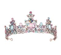 HEWEICSY Tiaras and Crowns for Women,Wedding Tiara for Women Royal Queen Crown Headband Metal Princess Tiara for Bride Birthday Prom, Metal, Crystal