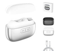 Hewelth Easyclip Smart Nail Clipper, Hewelth Electric Nail Clipper, Electric Nail Clippers for Seniors, 3-in-1 Multi-Functional Smart Nails Clipper, with Led Light & Scraps Storage (White)