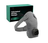 Hewelth Reliefchain Therapy Device, Hewelth Triple Shoulder Massager with Heat, Kneading and Airbag Compression, Wireless Heated Shoulder Wrap Pad for Neck and Trap Muscle Relief (2)