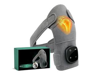 Hewelth Shoulder Massager, Adjustable Hewelth Triple Method Shoulder Massager, Cordless Electric Vibration, Kneading and Airbag Pressurization Functions