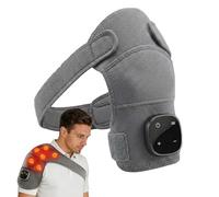 Hewelth Triple Shoulder Massager, Rotator Cuff Shoulder Massager,3-in-1 Airbag Compression & Deep Kneading Shiatsu Massage Wrap,Cordless and Rechargeable with 4500mAh Battery for Convenient Use(A)