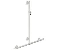 Hewi Bathroom handles System 800 K with shower rail Signal white 950.35.41090 98