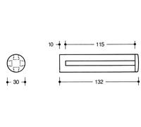 Hewi Shelf bracket Serie 477 Steel blue 477.03.500 50