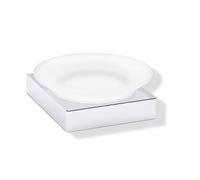 Hewi Soap Dish System 100 With Holder Chrome/Satin Glass