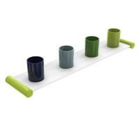 Hewi Toothbrush Holder Kids Tumbler rack, 4 places Pure White