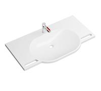 Hewi Wall Hung Basin with mixer 1000 mm Pure White