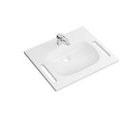 Hewi Wall Hung Basin with mixer 650 mm Alpine White 950.19.029