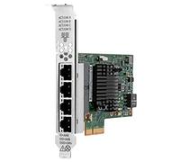 Hewlett Packard Enterprise HPE I350-T4 - Netwerkadapter - PCIe 2.0 x4 - Gigabit Ethernet x 4 - voor ProLiant DL20 Gen10, DL325 Gen10, DL360 Gen10, DL380 Gen10, ML30 Gen10, XL220n Gen10 (P210) 6-21