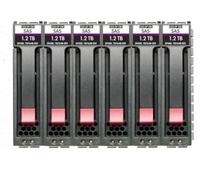 Hewlett Packard Enterprise HPE MSA 7.2TB SAS 10K SFF M2 6pk HDD BDL