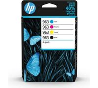 Hewlett Packard Hp 963 4-Pack Black/cyan/magenta/yellow Original Ink Cartridges - 6Zc70Ae