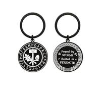 Hewonnn Thor Hammer Viking Gifts for Men Women - Thor Hammer & Oak Acorn Rune Amulet - Norse Warrior Mjolnir Protection Talisman - Inspirational Viking Keyring