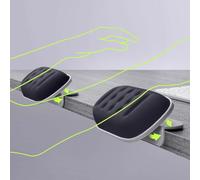 HEWYIOS Ergonomic Keyboard Wrist Rest pad Elbow pad, Mouse Support The Desk Edge Cushion, Relieve Pressure on and Elbow, Suitable for Office Work, Learning, Painting Games (Black)