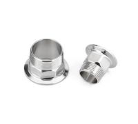 Hex 1/4" 3/8" 1/2" 3/4" 1" 1-1/2" 2" BSPT Male x 0.5" 1.5" 2" Tri Clamp Connector Pipe Fitting 304 316L Stainless Steel(DN40 1-1l2 BSPT K64)