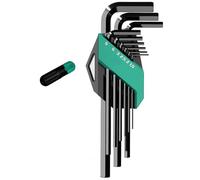 Hex Allen Key Wrench Folding Set Compact Multi-Size Tool for Home & Auto Repair Small & Large Hex Keys for Easy Storage & Portability