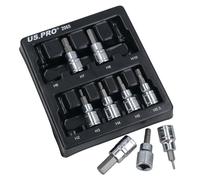 Hex/Allen Sockets Key Bits 3/8" Drive 2mm - 10mm 9pcs