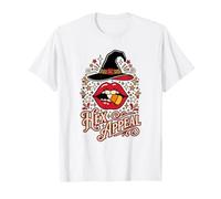 Hex Appeal Candy Corn Witch Witchy Halloween Hat Party Fall T-Shirt