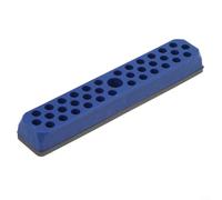 Hex Bit Holder for 1/4 inch Screwdriver Bits with 43 Slots, Open Design Provides Easy Bit Access and Strong Base Prevents Falling Bits (blue)
