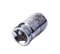 Hex Bit Holder Socket Adapter for Ratchet Tools Made of Chrome Vanadium Steel, Meets ISO ANSI Standards for Toughness and Torque Transmission (3/8 * 10mm)