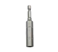 Hex Bit Socket, 1/4" Drive x 10mm Hex Bit Socket, 10mm Alloy Steel Hex Socket, with 80mm Length