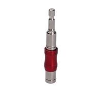 Hex Bit Tip Holder Chrome Vanadium Steel Self Locking Multi Angle Extension Rod for Electric Drill Screwdriver (Red Silver)