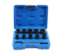 Hex Bolt Extractor Tool | Easy Out Heavy Duty Fast Nut Remover Set - Hex Head Stripped Bolts Extractor | for Equipment Maintenance Repair Appliance Mechanics Shops