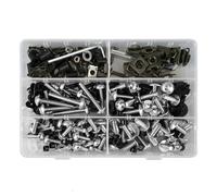 Hex Bolts And Nuts Set Compatible With Ducati M5 M6 General Parts Motorbike Fairing Kit 253pcs Motorcycle Bolts Screws Washers Clips Fairing For Bolt Kit
