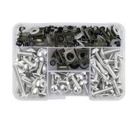 Hex Bolts And Nuts Set Compatible With For KLX250 650 177PCS Motorcycle Complete Fairing Bolts Kit Screws Nut Motorcycle Screw Fairing For Bolt