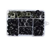 Hex Bolts And Nuts Set Compatible With For MT03 For MT07 For MT10 195PCS M5 M6 Motorcycle Bolts Screws Fair For Bolt Motorcycle Fairing For Bolt Assortment Kit