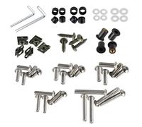 Hex Bolts And Nuts Set Compatible With MV-Agusta For F3 675 ORO 2012 For F4 2010-2013 Motorbike Fairing For Bolt Kit 177PCS Fairing Bolts Kit Fastener Clips Screw