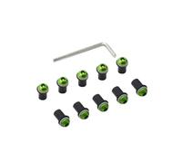 Hex Bolts And Nuts Set Compatible With Suzuki For K6 K7 For K8 For K9 K11 5mm 10PCS Motorcycle Windscreen Windshield Bolts Screws Nut Fastener Motorcycle Screws Cowls