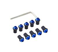 Hex Bolts And Nuts Set Compatible With Suzuki For K6 K7 For K8 For K9 K11 5mm 10PCS Motorcycle Windscreen Windshield Bolts Screws Nut Fastener Motorcycle Screws Cowls