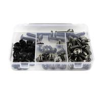 Hex Bolts And Nuts Set For VFR-750 1990-1997 Motorcycle Full Fairing Bolts Kit Steel Complete Bodywork Screws Fairing Clips Nuts Fairing For Bolt Assortment Kit