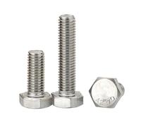 Hex Bolts M1.6 M2 .5 M3 M4 M5 M6 M8 304 Stainless Steel External Hexagon Head Screws Mechanical(110mm,M8-3pcs)