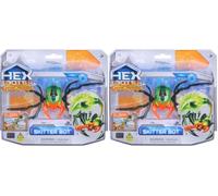 HEX BOTS Skitter Bot Spider, Robotic Kids Toys with Insect-Like Movement for Indoor/Outdoor Play, Robot Toys for Boys & Girls Ages 4 & Up, Red (Pack of 2)