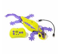 HEX BOTS Wall Crawler Chameleon, Rechargeable Remote Control Robot Kids Toy, Climbs Walls, RC Robot Toy for Boys & Girls Ages 4 & Up- Purple