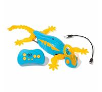 HEX BOTS Wall Crawler Chameleon, Rechargeable Remote Control Robot - Yellow