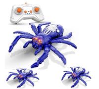 Hex Bots,Wall Crawler Spider Rc,Wall-Climbing Spider Toy,With LED Glowing Eyes,Cool Prank Gadgets 2025,Christmas Birthday Gifts for Boys Girls
