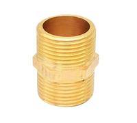 Hex Brass Pipe Nipple Coupler Connector - Sturdy Male to Male Thread Water Oil Pipe Fitting, 1pc,(3/4inx34mm)