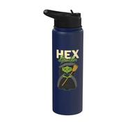 Hex Builder Witch Halloween Brick Or Treat Brick Builder Stainless Steel Insulated Water Bottle