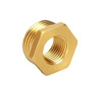Hex Bushing Reducing Adapter BSP Brass Reducer Pipe Fitting - Female to Male Thread Copper Water Connector, 1 Piece(20.5x32mm)