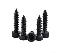 Hex Cap Self Tapping Screws 25mm Carbon Steel 8pcs