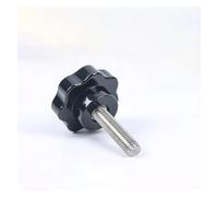 Hex Clamping Nuts Knob,Star Shape Handle Nuts, thumb screws,M4 M5 M6 M8 304 Stainless Steel Star Shape Thread Clamping Handle Bolt Bakelite Hand Knob Tighten Screw For Industry 1pcs(M10x20mm Head 38mm
