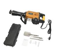 Hex Demolition Hammer | 220V, 1700W Concrete Breaker Pneumatic Drill | Impact Force Jack Hammer, Vibration-Cushioned Handle, with 3 Different Drill bits