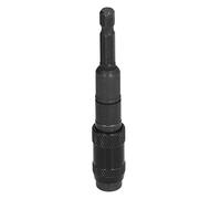 Hex Drill Bit Holder, 3.5 Inches Chrome Vanadium Steel Multi Angle with 20 Degree Pivot, Universal Hand - Operated Tool for Tight Spaces (All Black)