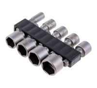 Hex Drill Bits Tools, 9 Pcs 5-13mm Magnetic Hexagon Socket, Hex Shank Magnetic Nut Setter Driver, Quick Change Metric Nut Driver Set for ElectricManual Screwdrivers