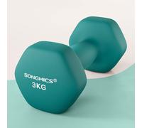 Hex Dumbbell Set Home Fitness Strength Training Equipment SONGMICS Turquoise One Size