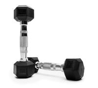 Hex Dumbbells Pair 1-10KG Sports Weights Sets Home Gym Equipment Workout Fitness Hexagonal Rubber Coated Dumbbells Kit Weight Lifting Exercise Strength Training