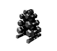 Hex Dumbbells Set with Rack or Without Rack, Weights Dumbbells Set for Home Gym, Premium Hexagon Strength Training Gym Equipment for Men & Women (Inculde Rack, 2+2.5+3 Kg Pair Set)